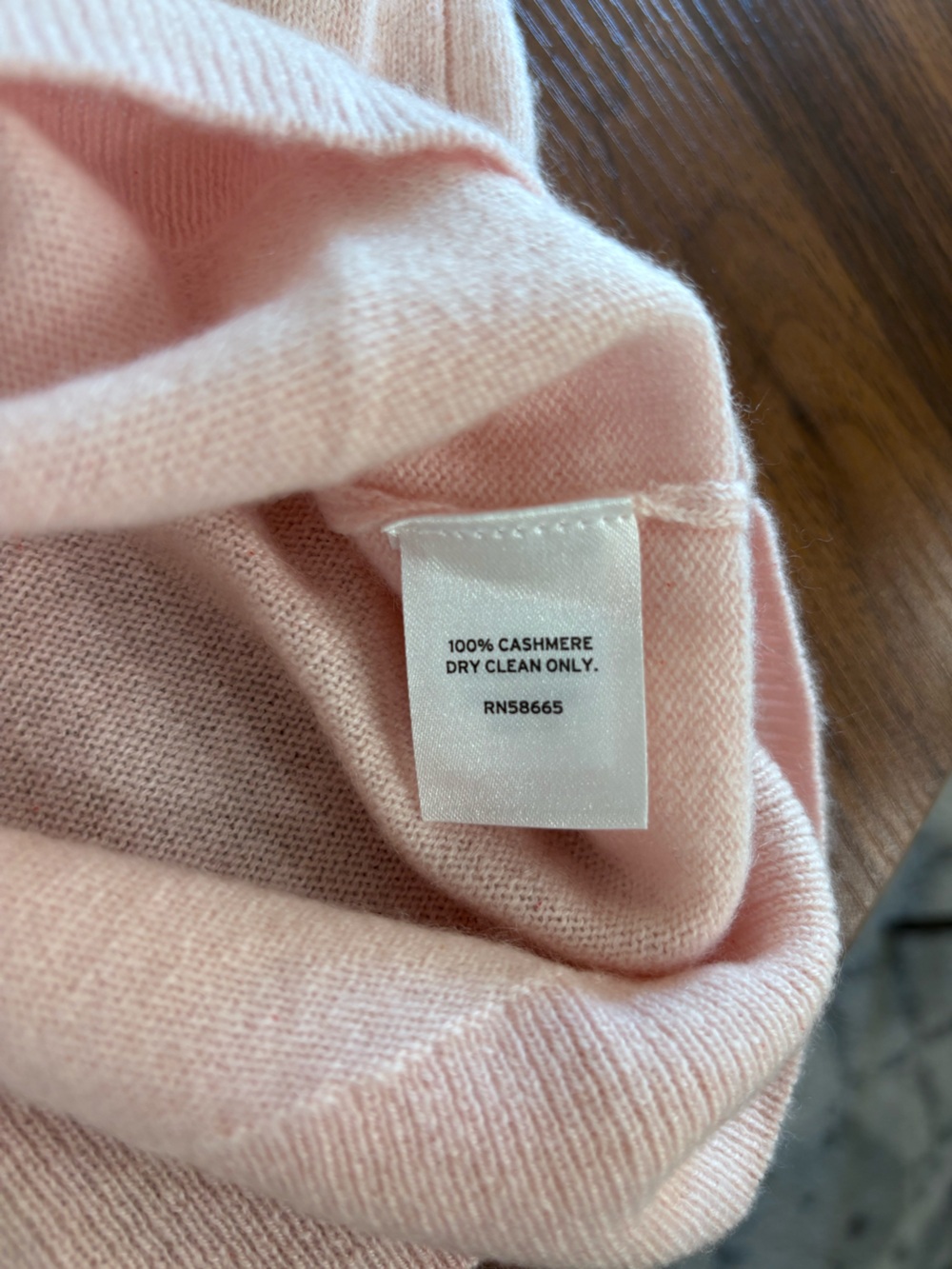 Nordstrom Light Pink 100% Cashmere Crewneck Long Sleeve Sweater Size XXL - Picture 8 of 12